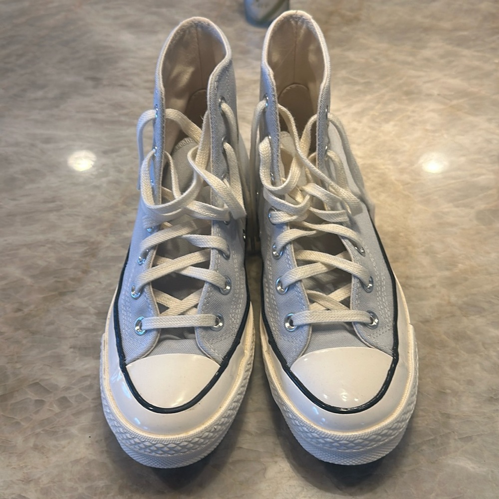 Brand new light blue converse